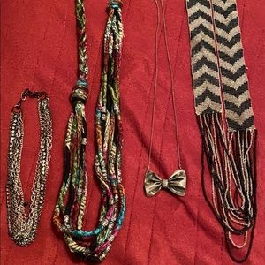 Lot of 4 necklaces all urban outfitters